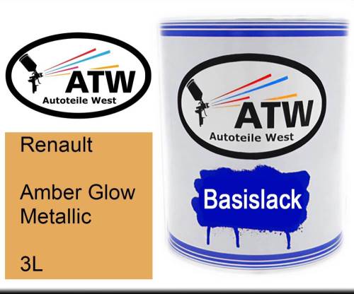 Renault, Amber Glow Metallic, 3L: 1L Lackdose, von ATW Autoteile West.